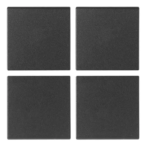 Vimar - 19843 - Quatre demi-boutons 1M s/symbole gris