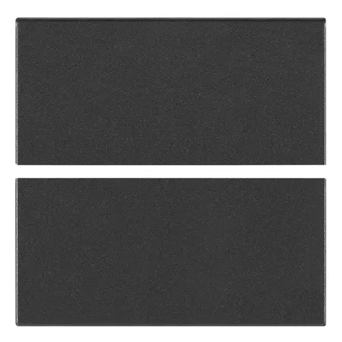 Vimar - 19844 - Deux demi-boutons 2M s/symbole gris