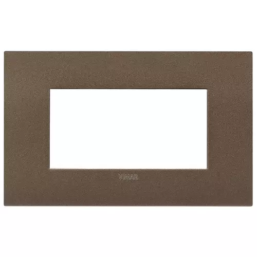 Vimar - 19954.24 - Plaque fit 4M métal bronze mat
