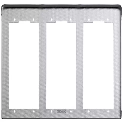 Vimar - 1P23 - 3x2M cover plates trim, steel