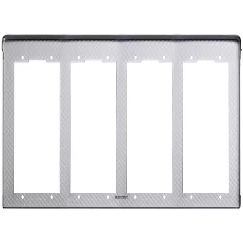 Vimar - 1P24 - 4x2M cover plates trim, steel