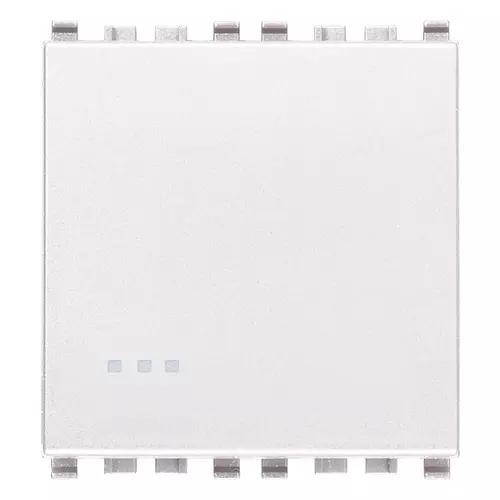 Vimar - 20000.FX.2.B - Interrupteur 1P 10AX 2M bornes aut.blanc