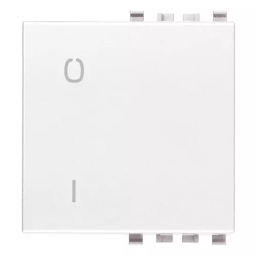 Vimar - 20022.99.B - Touche 2M symbole O I blanc