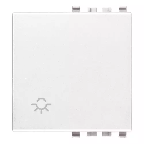 Vimar - 20022.L.B - Button 2M light symbol white