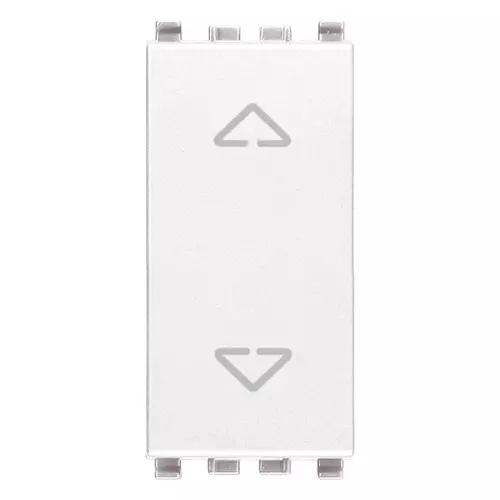 Vimar - 20061.B - 2P 10A 2-way push button white