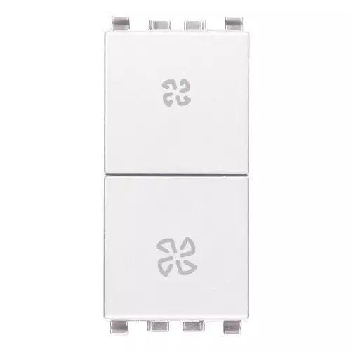 Vimar - 20063.B - Conmutador 2P 10AX fan coil blanco