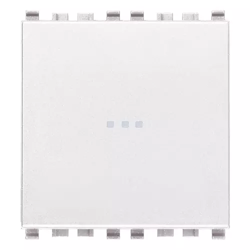 Vimar - 20108.2.B - Pulsador axial 1P NO 10A 2M blanco