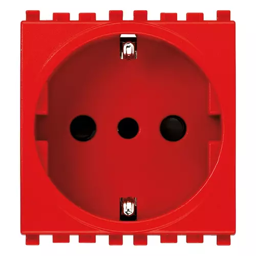 Vimar - 20209.R - 2P+E 16A P30 outlet red