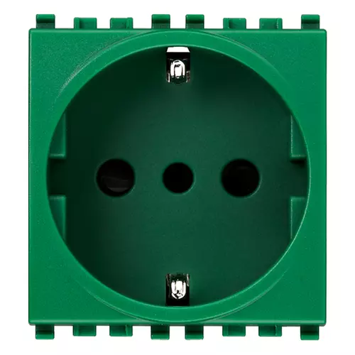 Vimar - 20209.V - 2P+E 16A P30 outlet green