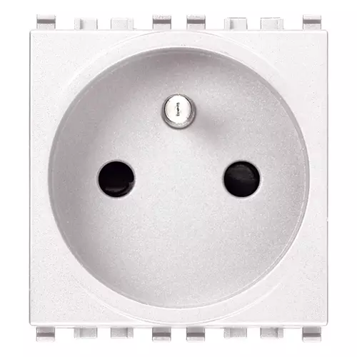 Vimar - 20212.FX.B - 2P+E16A FR SICURY outlet screwless white