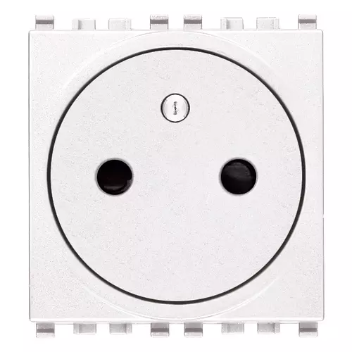 Vimar - 20212.FL.FX.B - Flat 2P+E16A FR SICURY outlet screwless