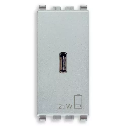 Vimar - 20292.C.25.N - Alimentation USB C PD 25W Next