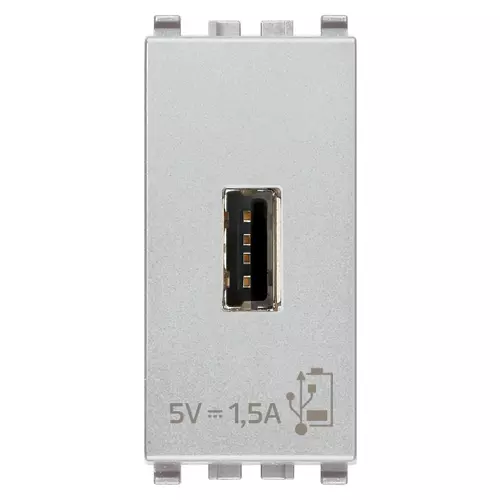 Vimar - 20292.N - Unité alimentation USB 5V 1,5A 1M Next