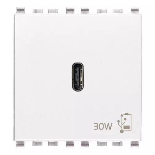 Vimar - 20298.B - Τροφοδοτικό USB C 30W PD λευκό