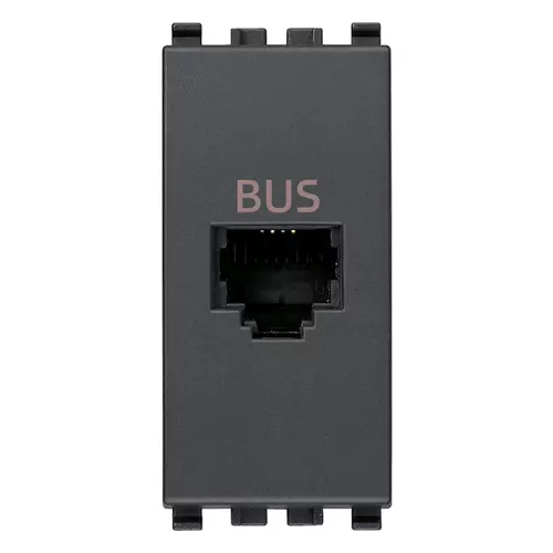 Vimar - 20329 - BUS RJ11phone jack grey