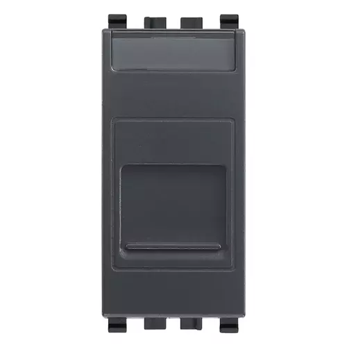 Vimar - 20337.6 - Πρίζα RJ45 Cat.6 UTP+κάλυμμα γκρί