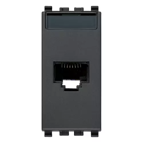 Vimar - 20339.13 - Πρίζα RJ45 Netsafe Cat.6 UTP γκρί