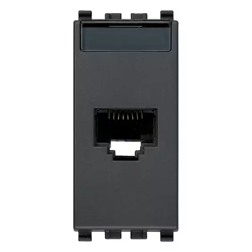 Vimar - 20339.16 - Πρίζα RJ45 Netsafe Cat.6A FTP γκρί