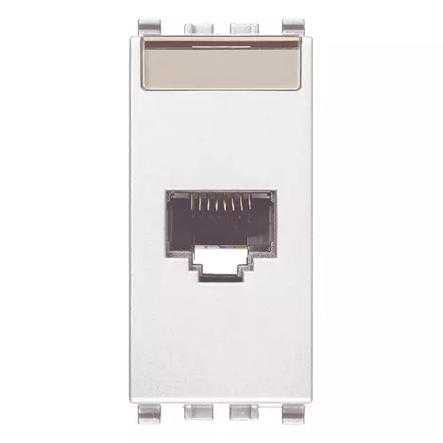 Vimar - 20339.16.B - RJ45 Cat6A Netsafe FTP outlet white