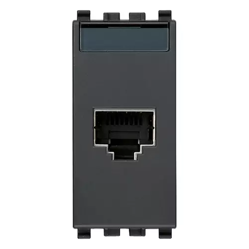 Vimar - 20339.5 - Steckdose RJ45 Netsafe Kat5e FTP110 grau