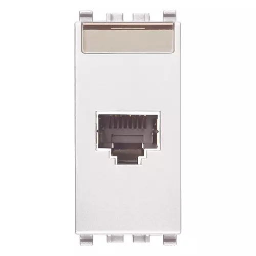 Vimar - 20339.5.B - Prise RJ45 Netsafe Cat5e FTP 110 blanc