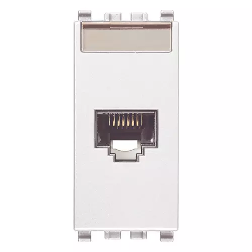 Vimar - 20339.6.B - Κονν. RJ45 Netsafe Cat.6 UTP110 λευκό