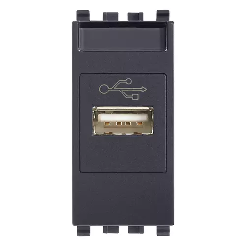 Vimar - 20345 - Κοννέκτορας USB, γκρί