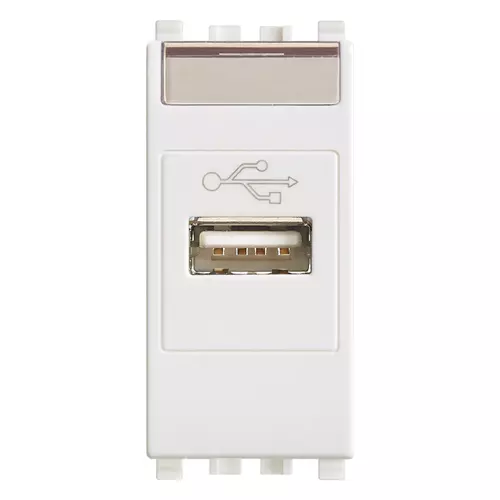 Vimar - 20345.B - USB outlet white