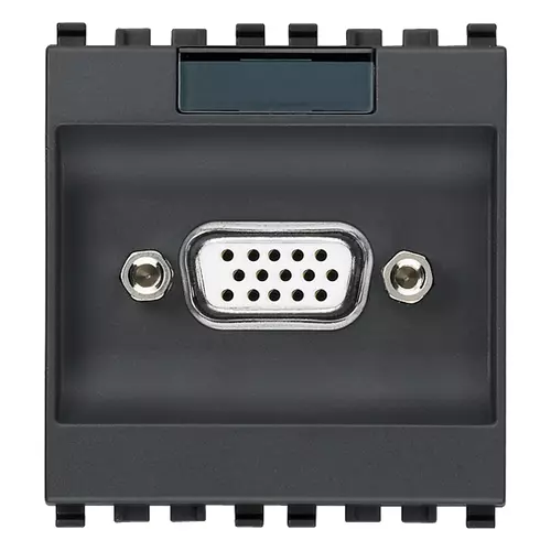 Vimar - 20348 - VGA 15P socket connector grey