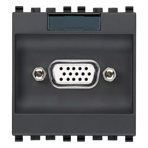 Vimar - 20348 - Toma conector VGA 15P gris