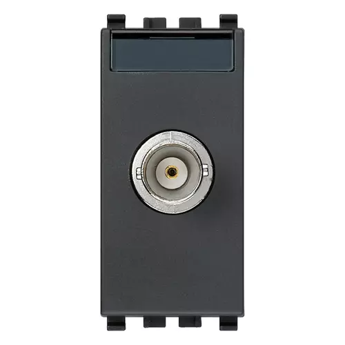 Vimar - 20361 - BNC socket connector soldering grey