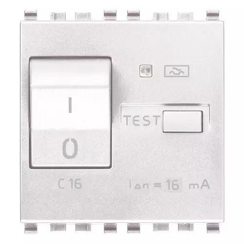 Vimar - 20411.16.6.B - FI-Schalter 1P+N C16 6mA weiß