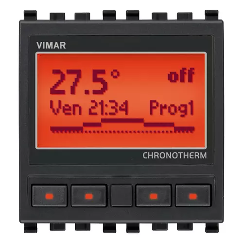 Vimar - 20445 - Chronothermostat 120-230V gris