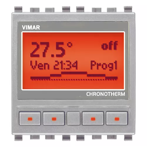 Vimar - 20445.N - Zeit-Thermostat 120-230V Next