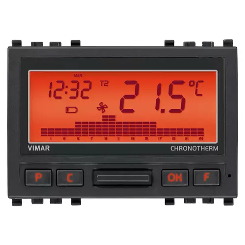 Vimar - 20446 - Akku-Zeit-Thermostat grau