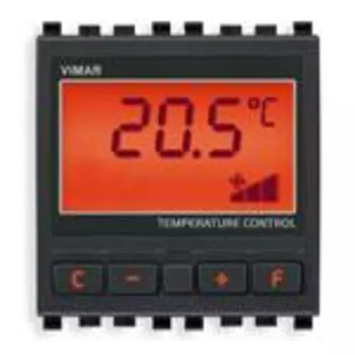 Vimar - 20513 - Thermostat zur Fan-Coil-Regelung grau