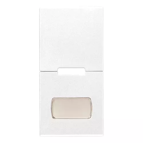 Vimar - 20531.1T.B - Button 1M with name-plate white