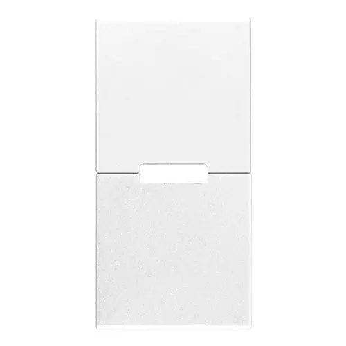 Vimar - 20531.B - Touche 1Ms/symbole poussoir simple blanc