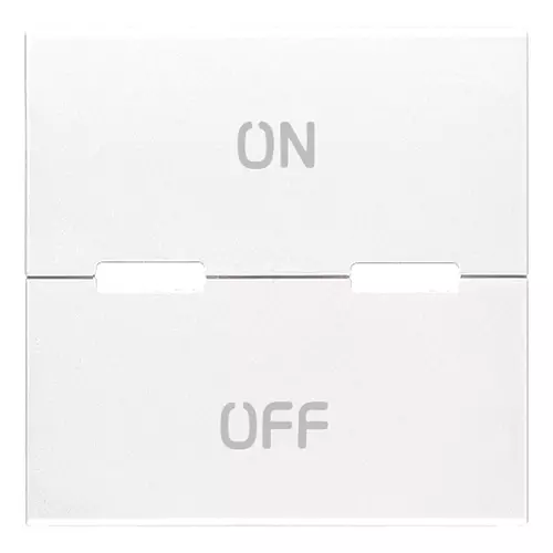 Vimar - 20532.20.B - Button 2M ON/OFF symbols white