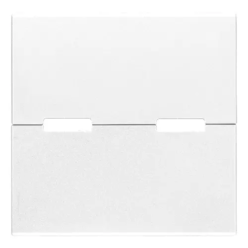 Vimar - 20532.B - Touche 2Ms/symbole poussoir simple blanc