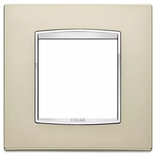 Vimar - 20642.C22 - Classic plate 2M Galvan.satin nickel