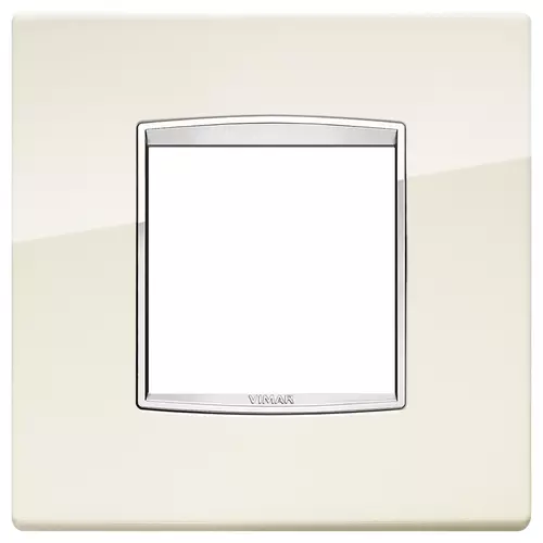 Vimar - 20647.C02 - Placa Classic 2MBS Bright blanco antiguo