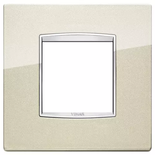 Vimar - 20647.C07 - Placa Classic 2MBS Bright champán