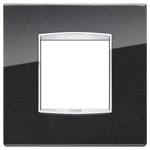 Vimar - 20647.C12 - Classic plate 2MBS Bright anthracite