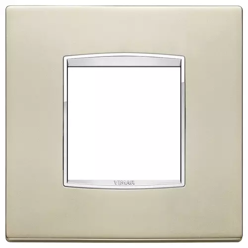 Vimar - 20647.C22 - Classic plate 2MBS Galvan.satin nickel