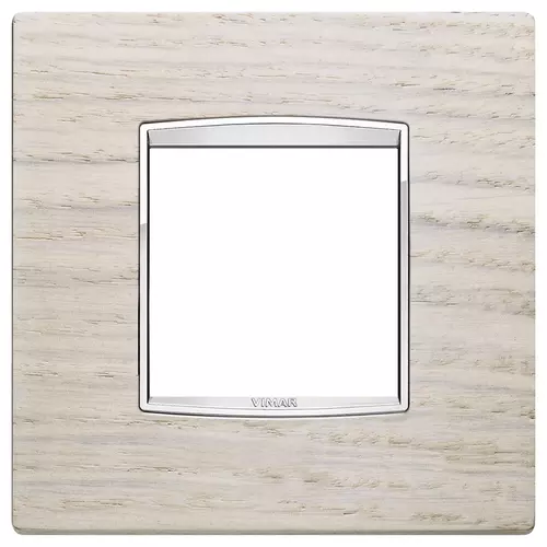 Vimar - 20647.C32 - Classic plate 2MBS Wood rovere λευκό