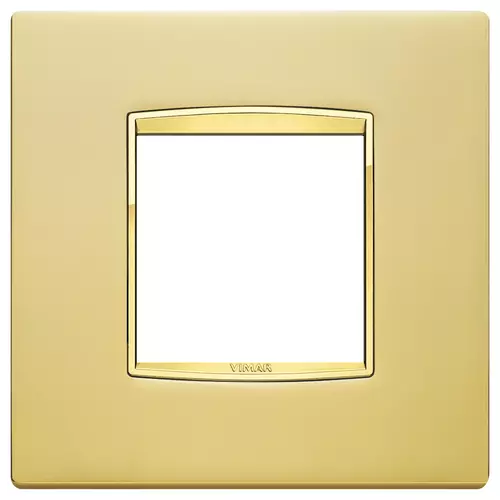 Vimar - 20647.G21 - Classic plate 2MBS Galvan.satin gold