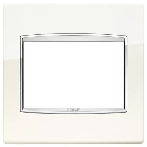Vimar - 20648.C01 - Classic plate 3MBS Bright arctic white