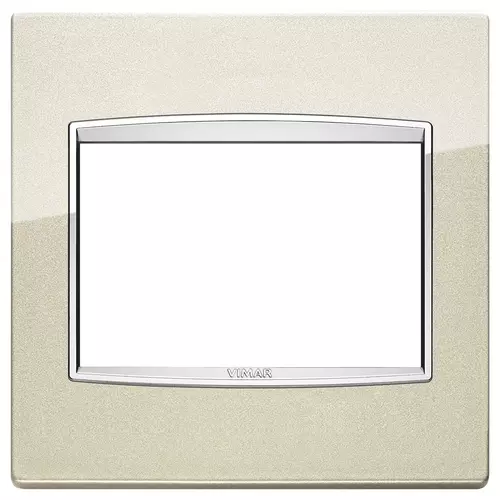 Vimar - 20648.C07 - Classic plate 3MBS Bright champagne