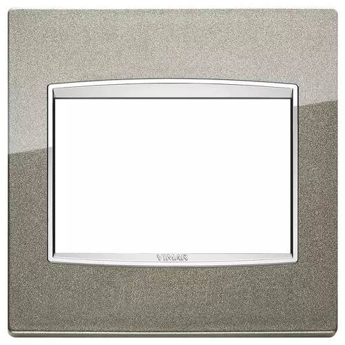 Vimar - 20648.C08 - Plaque Classic 3MBS Bright titane